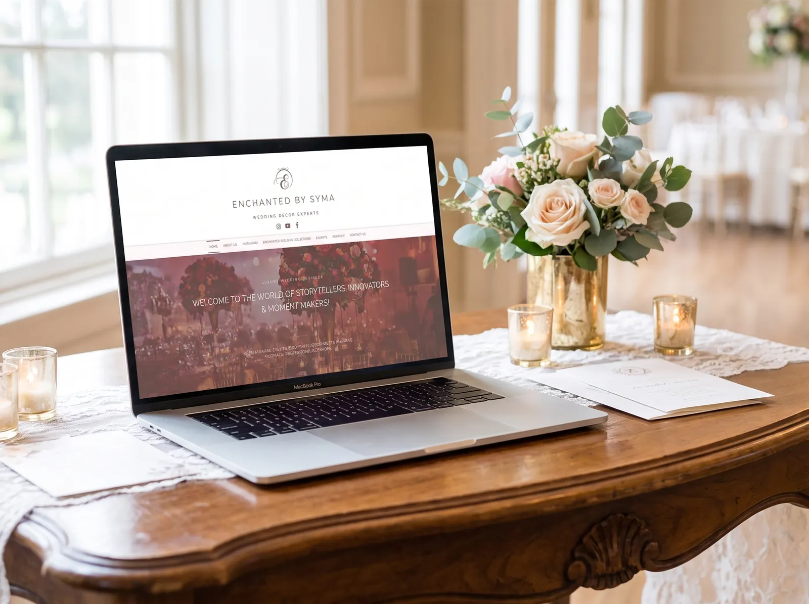 Enchanted By Syma — Brand Identity, Web Design
